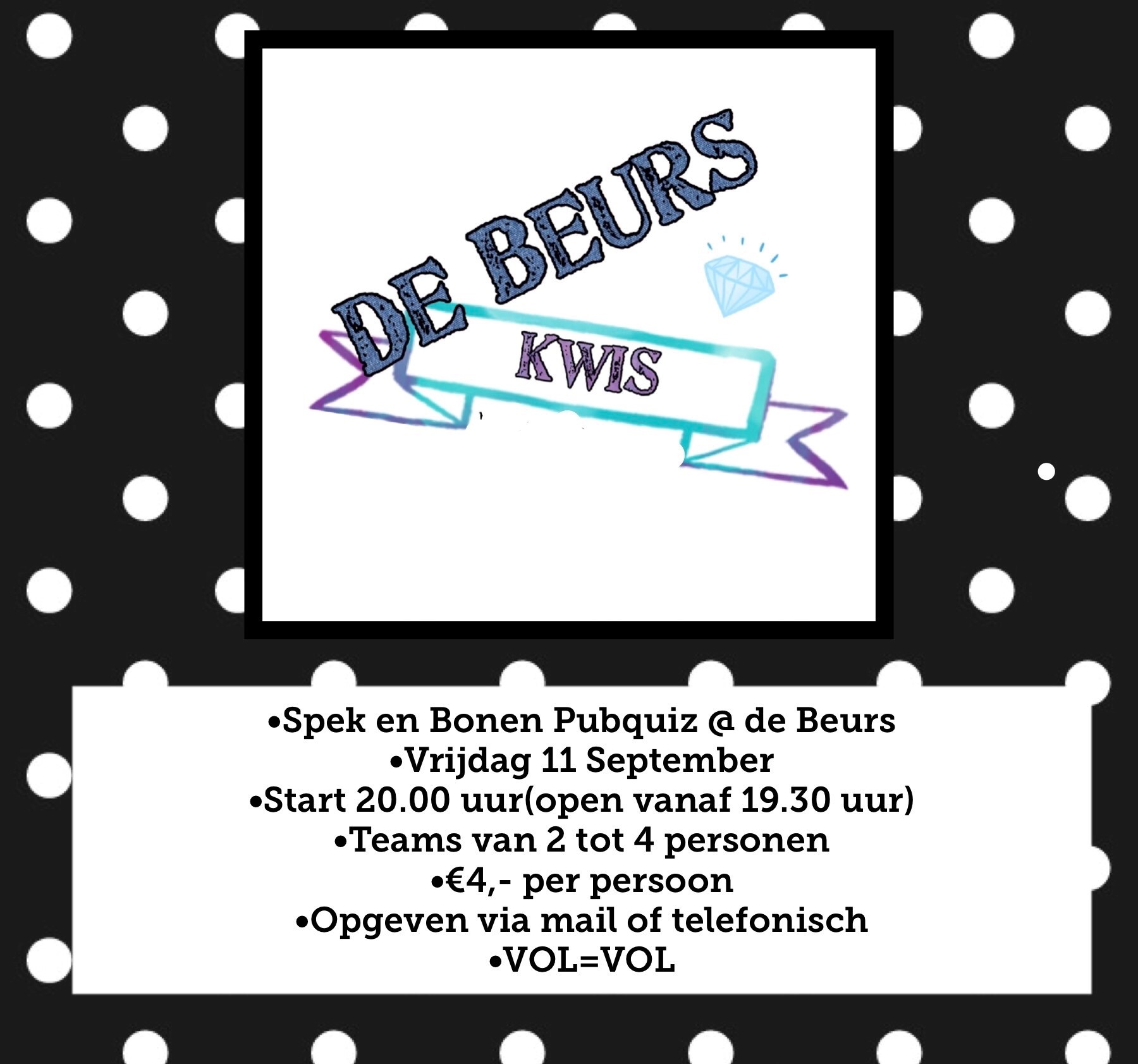Beurskwis m.m.v. Spek en Bonen