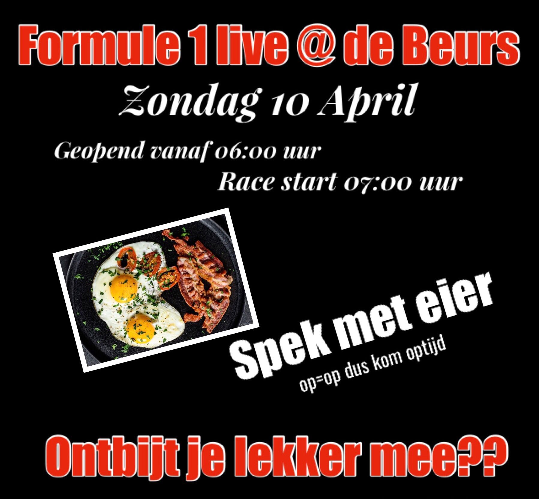 Formule 1 met ontbijt