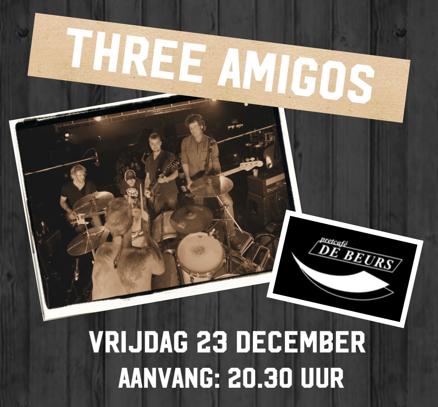 Live muziek van Three Amigos